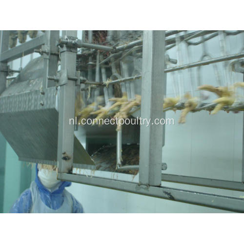 Automatische Poultry Feet Unloader